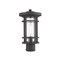 Z-Lite Jordan 1 Light Outdoor Post Mount Fixture, Oil Rubbed Bronze And Clear Seedy 570PHM-ORB - alternate 1